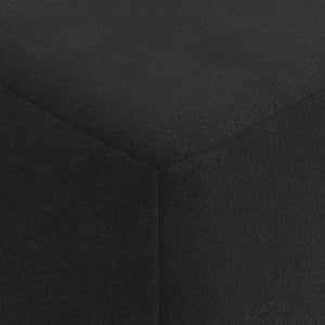 Κρεβάτι Καναπέ Αναδιπλούμενο Μαύρο 120 x 60 x 49 εκ Ύφασμα - Pakobazaar