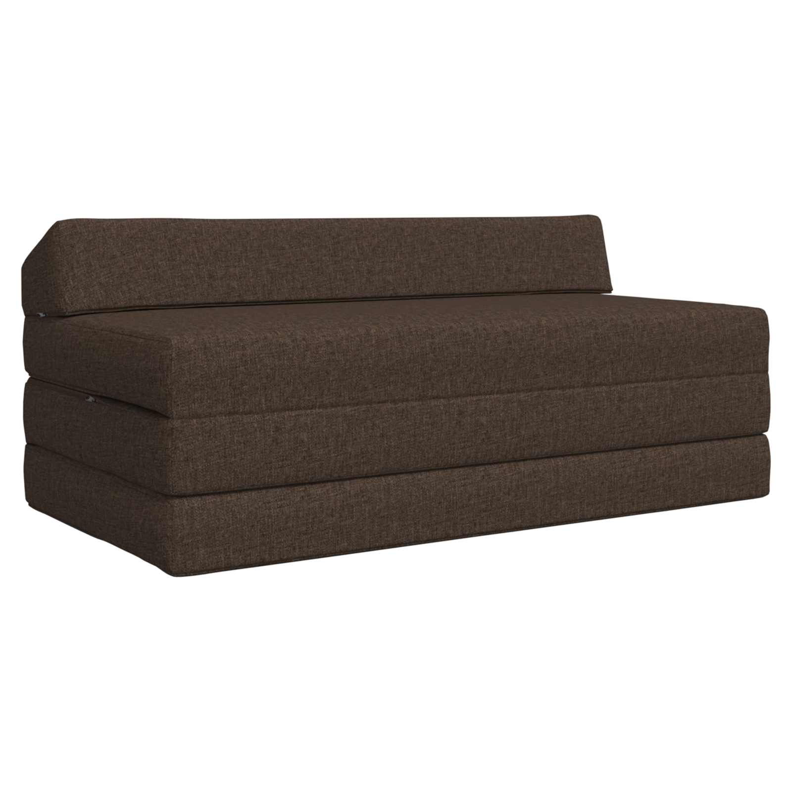 Κρεβάτι Καναπέ Αναδιπλούμενο Taupe 120 x 60 x 49 εκ Ύφασμα - Pakobazaar