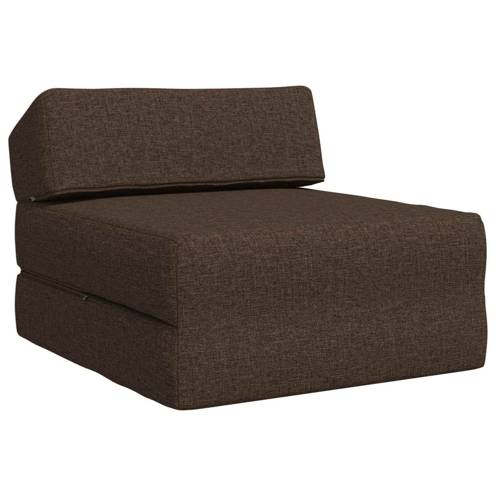 Κρεβάτι Καναπέ Αναδιπλούμενο Taupe 60 x 70 x 41 εκ Ύφασμα - Pakobazaar