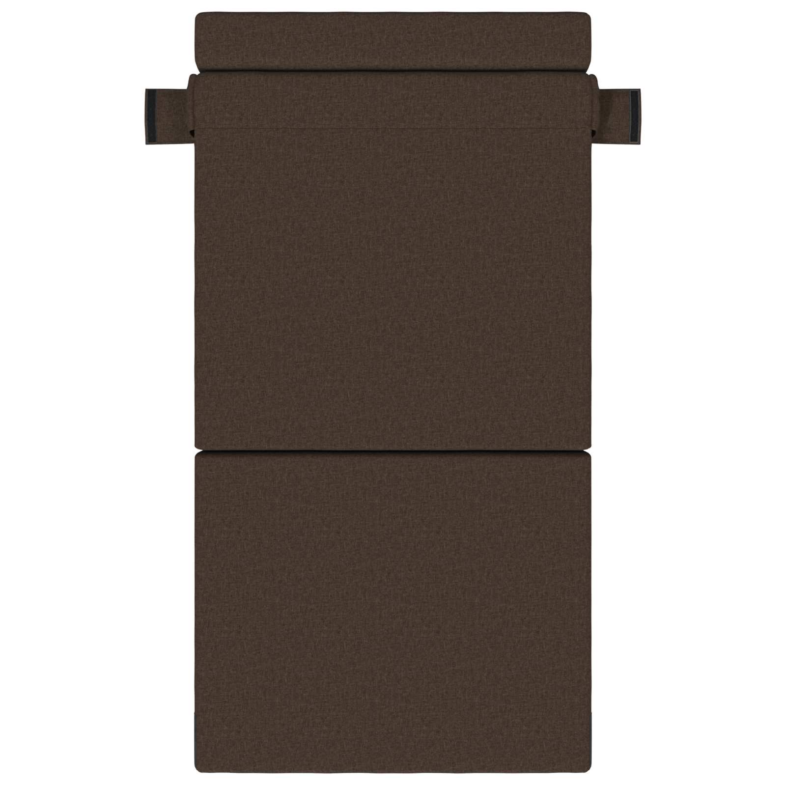 Κρεβάτι Καναπέ Αναδιπλούμενο Taupe 70 x 72 x 60 εκ Ύφασμα - Pakobazaar