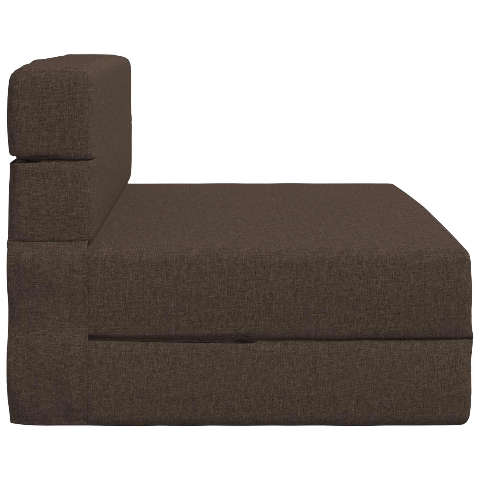 Κρεβάτι Καναπέ Αναδιπλούμενο Taupe 70 x 72 x 60 εκ Ύφασμα - Pakobazaar
