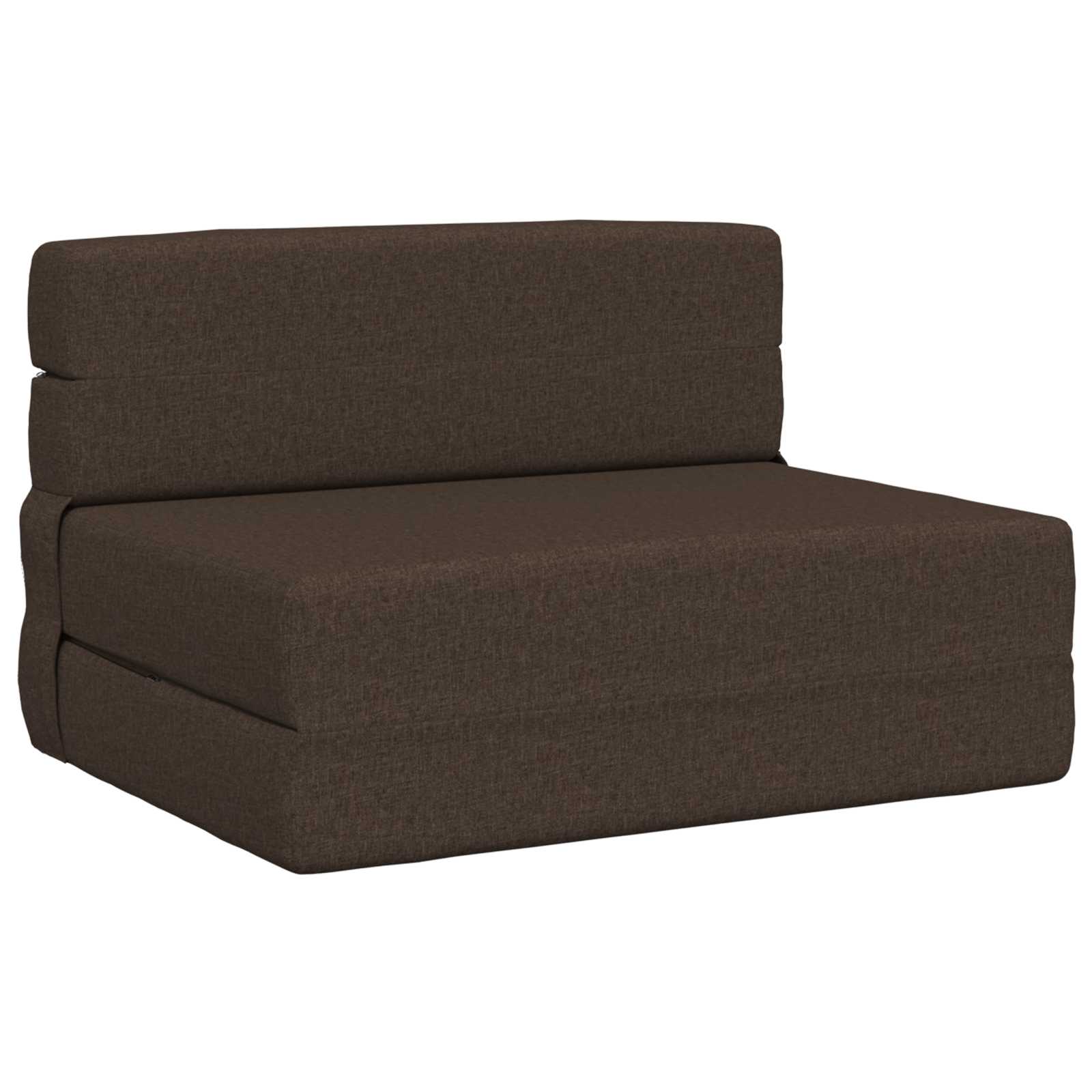 Φορητός Καναπές Κρεβάτι Taupe 190 x 70 x 15 εκ. ύφασμα - Pakobazaar
