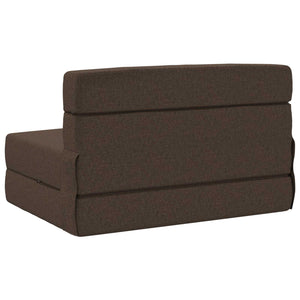 Φορητός Καναπές Κρεβάτι Taupe 190 x 70 x 15 εκ. ύφασμα - Pakobazaar