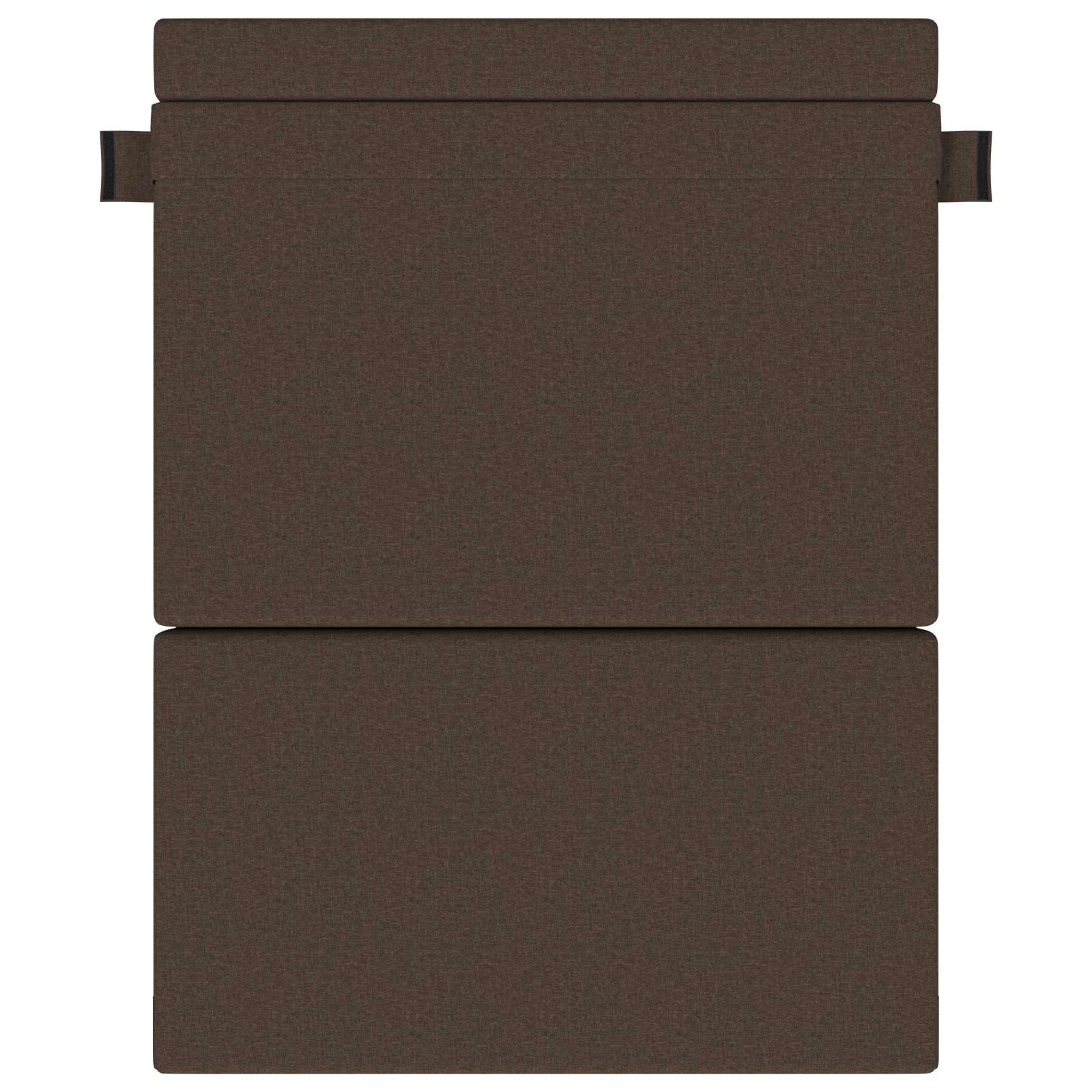 Φορητός Καναπές Κρεβάτι Taupe 203 x 152 x 15 εκ. ύφασμα - Pakobazaar