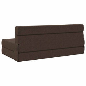 Φορητός Καναπές Κρεβάτι Taupe 203 x 152 x 15 εκ. ύφασμα - Pakobazaar