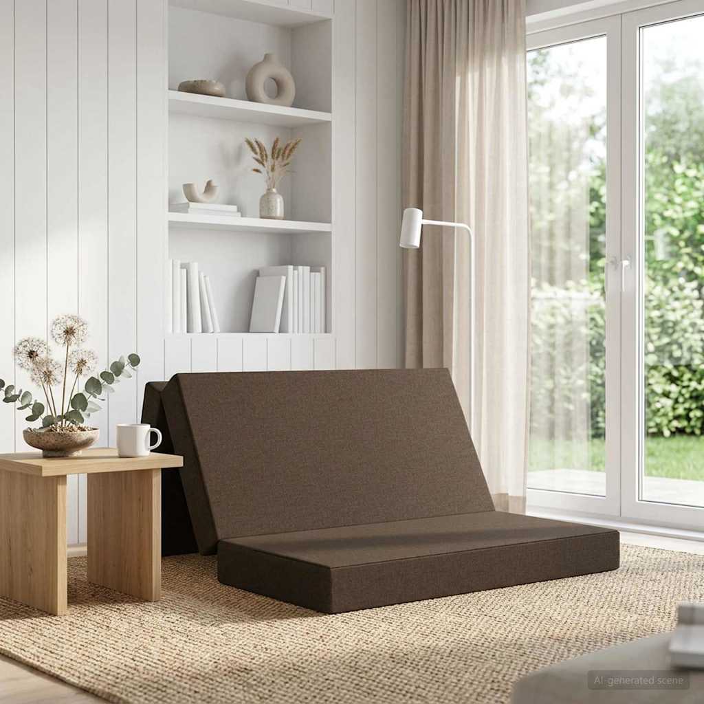 Κρεβάτι Καναπέ Αναδιπλούμενο 140 x 67 x 45 εκ Taupe - Pakobazaar