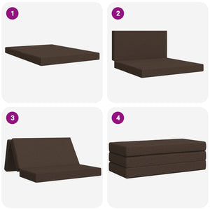 Κρεβάτι Καναπέ Αναδιπλούμενο 120 x 67 x 45 εκ Taupe - Pakobazaar