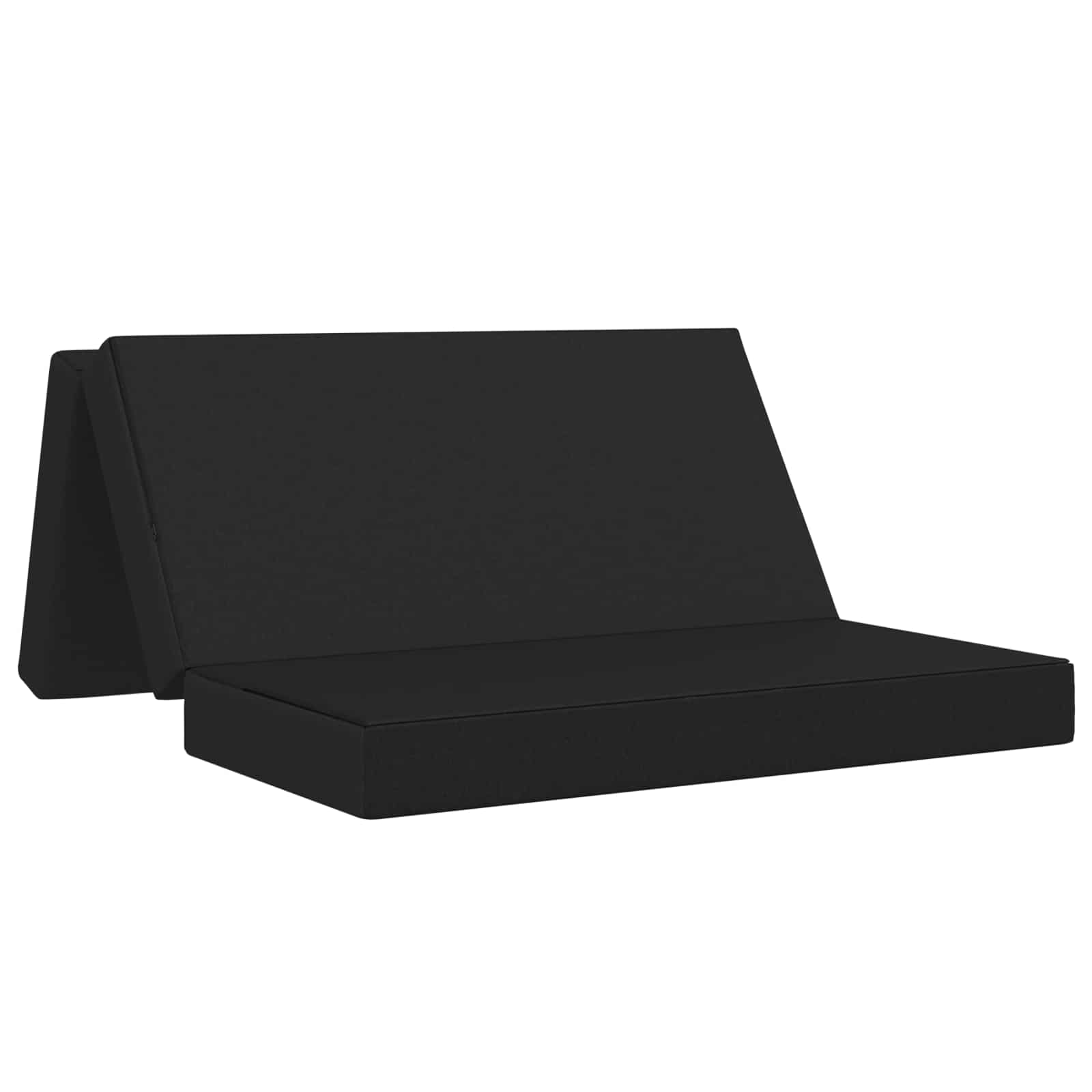 Κρεβάτι Καναπέ Αναδιπλούμενο 160 x 67 x 45 εκ Μαύρο - Pakobazaar