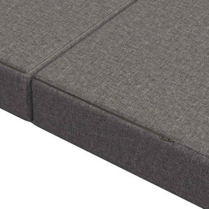 Κρεβάτι Καναπέ Αναδιπλούμενο 180 x 67 x 45 εκ Ανοιχτό γκρι - Pakobazaar