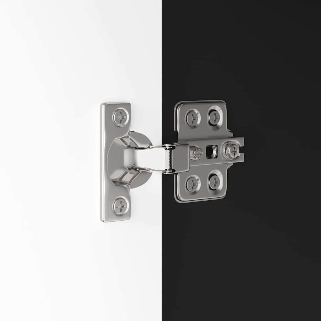 Ντουλάπι Μπάνιου Μαύρο 30,5 x 30 x 101 εκ Επεξεργασμένο ξύλο - Pakobazaar