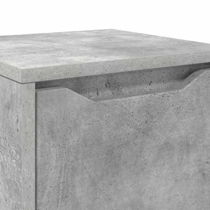 Ντουλάπι Μπάνιου Σκυρόδεμα Γκρι 30,5 x 30 x 101 εκ