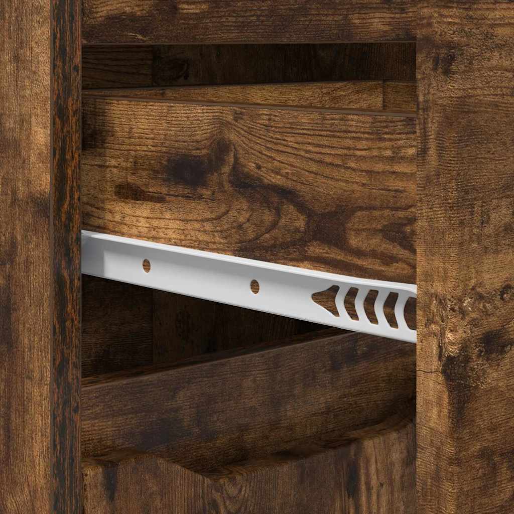 Ντουλάπι Μπάνιου με συρτάρι Καπνιστό Δρύς 30,5 x 30 x 101 εκ