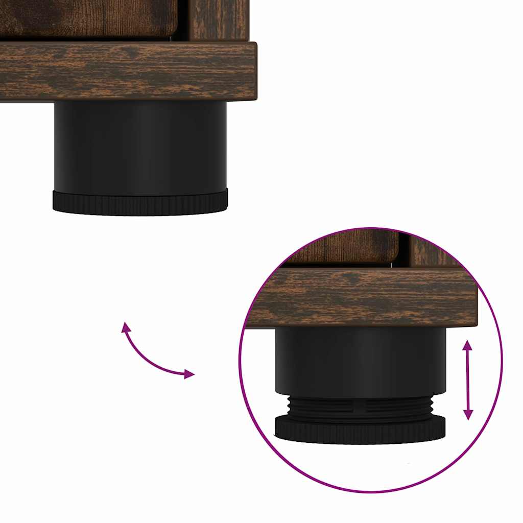 Ντουλάπι Μπάνιου με συρτάρι Καπνιστό Δρύς 30,5 x 30 x 101 εκ