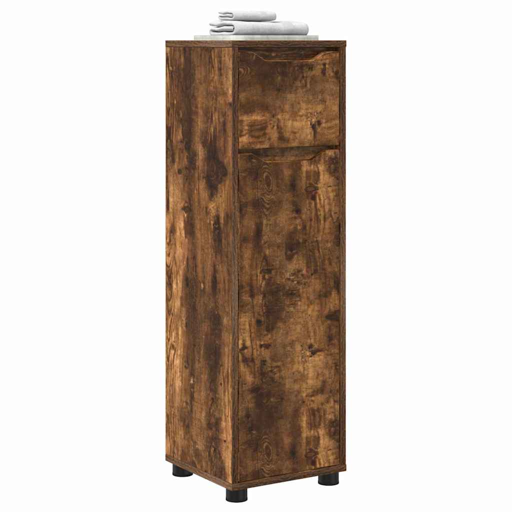 Ντουλάπι Μπάνιου με συρτάρι Καπνιστό Δρύς 30,5 x 30 x 101 εκ