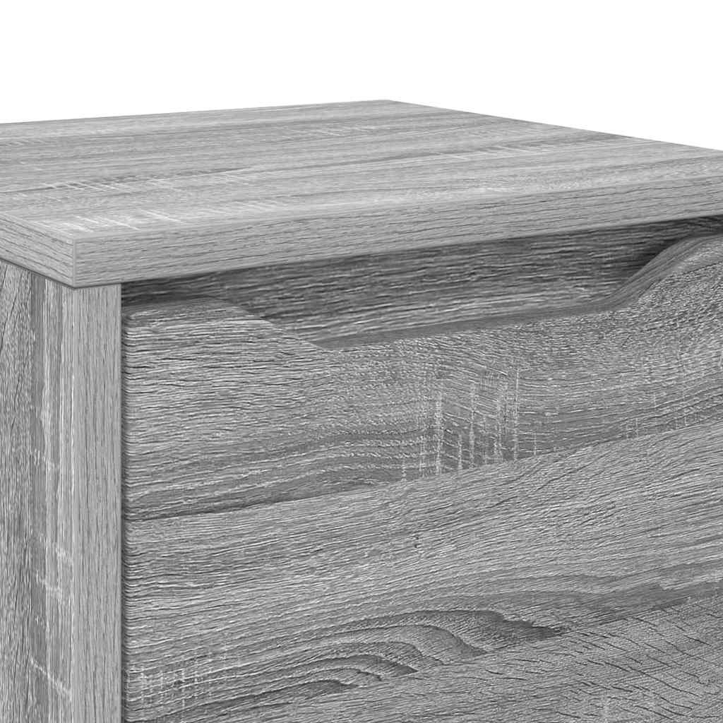 Ντουλάπι Μπάνιου με συρτάρι Γκρίζο Σονομα 30,5 x 30 x 101 εκ