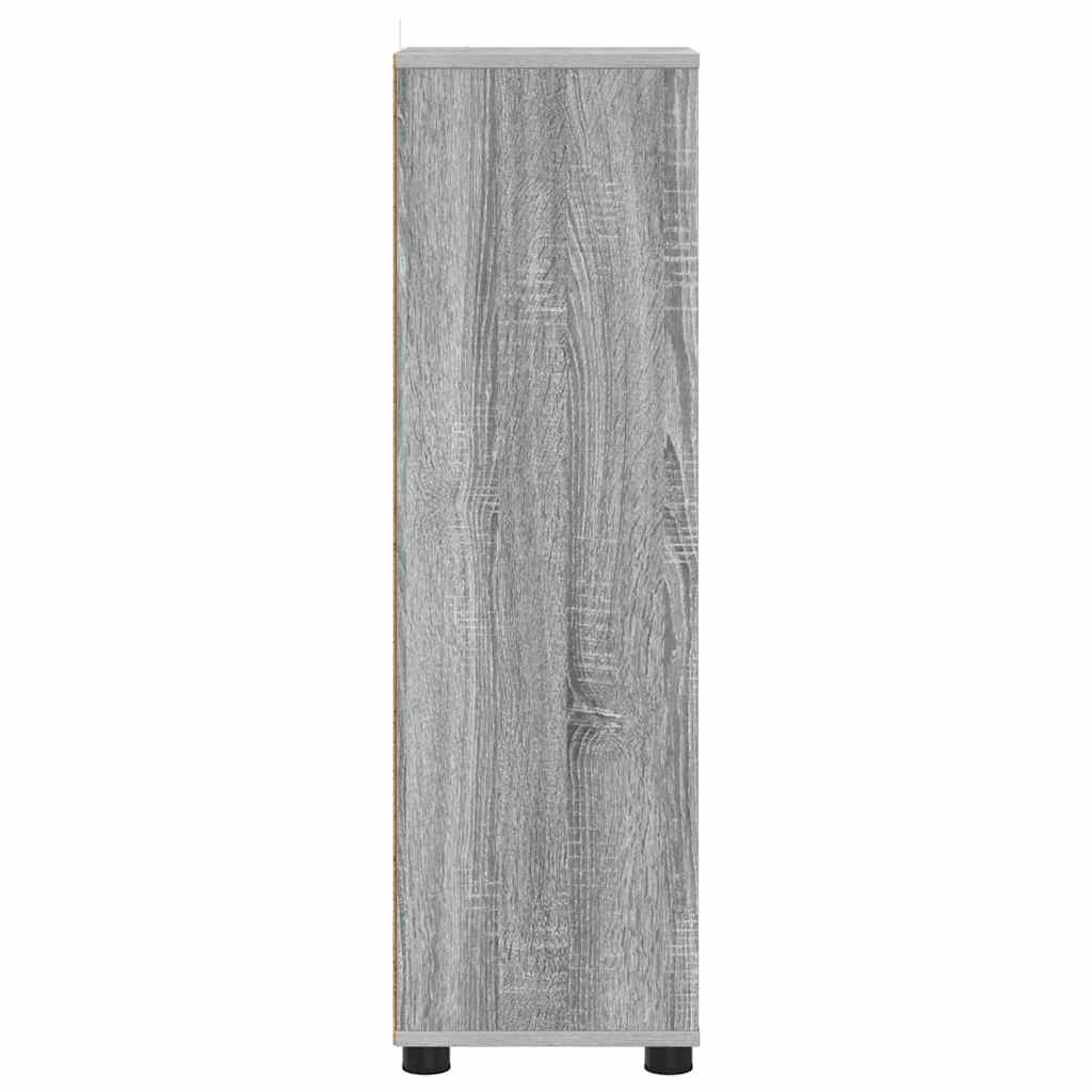 Ντουλάπι Μπάνιου με συρτάρι Γκρίζο Σονομα 30,5 x 30 x 101 εκ