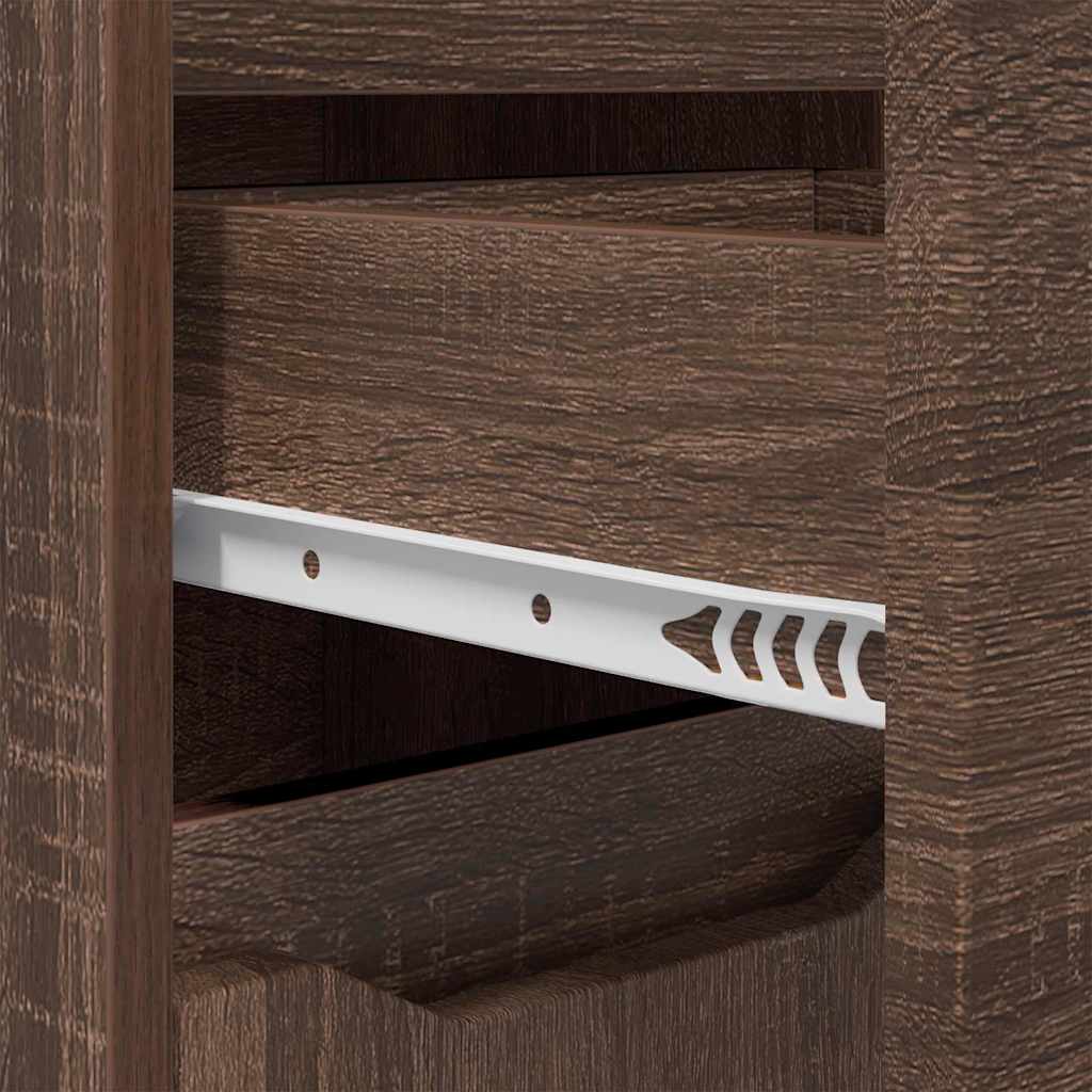 Ντουλάπι Μπάνιου με συρτάρι Καφέ δρυς 30,5 x 30 x 101 εκ - Pakobazaar