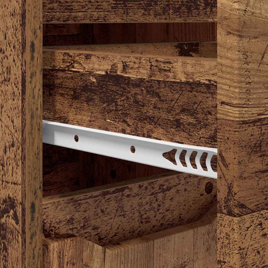 Ντουλάπι Μπάνιου με συρτάρι Παλιό Ξύλο 30,5 x 30 x 101 εκ