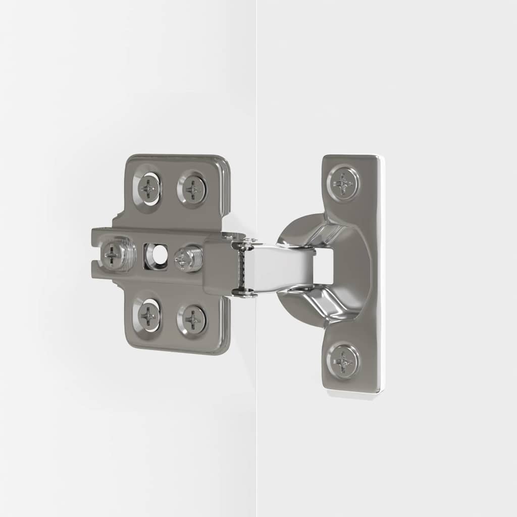 Ντουλάπα νιπτήρα μπάνιου με ράφι με πόρτα Λευκό 60 x 30 x 60 cm - Pakobazaar