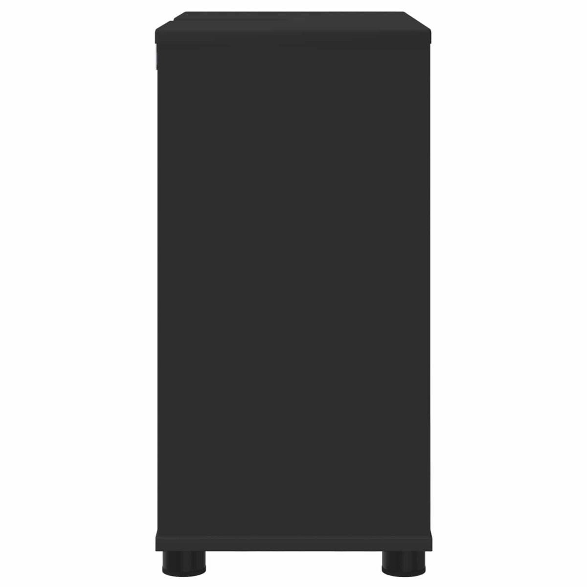 Ντουλάπα νιπτήρα μπάνιου Μαύρο 60 x 30 x 60 cm