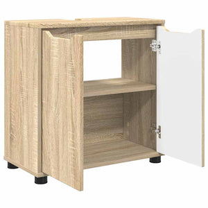 Ντουλάπα νιπτήρα μπάνιου με ράφι Δρύς Sonoma 60 x 30 x 60 cm - Pakobazaar