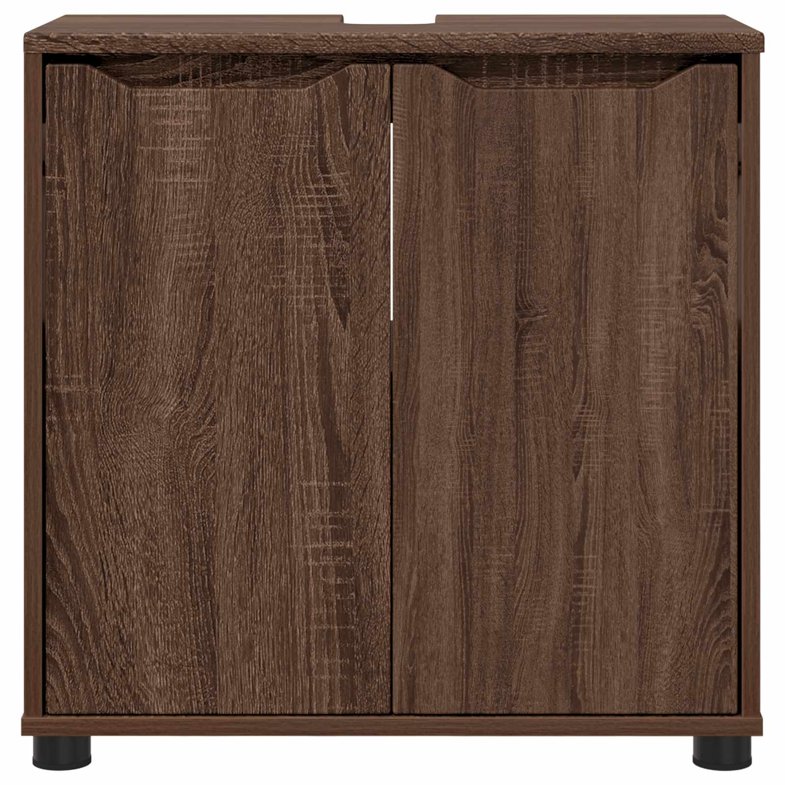 Ντουλάπα νιπτήρα μπάνιου Καφέ δρυς 60 x 30 x 60 cm - Pakobazaar