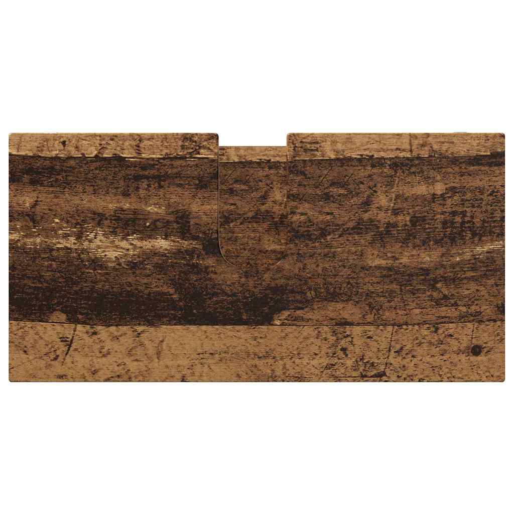 Ντουλάπα νιπτήρα μπάνιου με ράφι Παλιό Ξύλο 60 x 30 x 60 cm