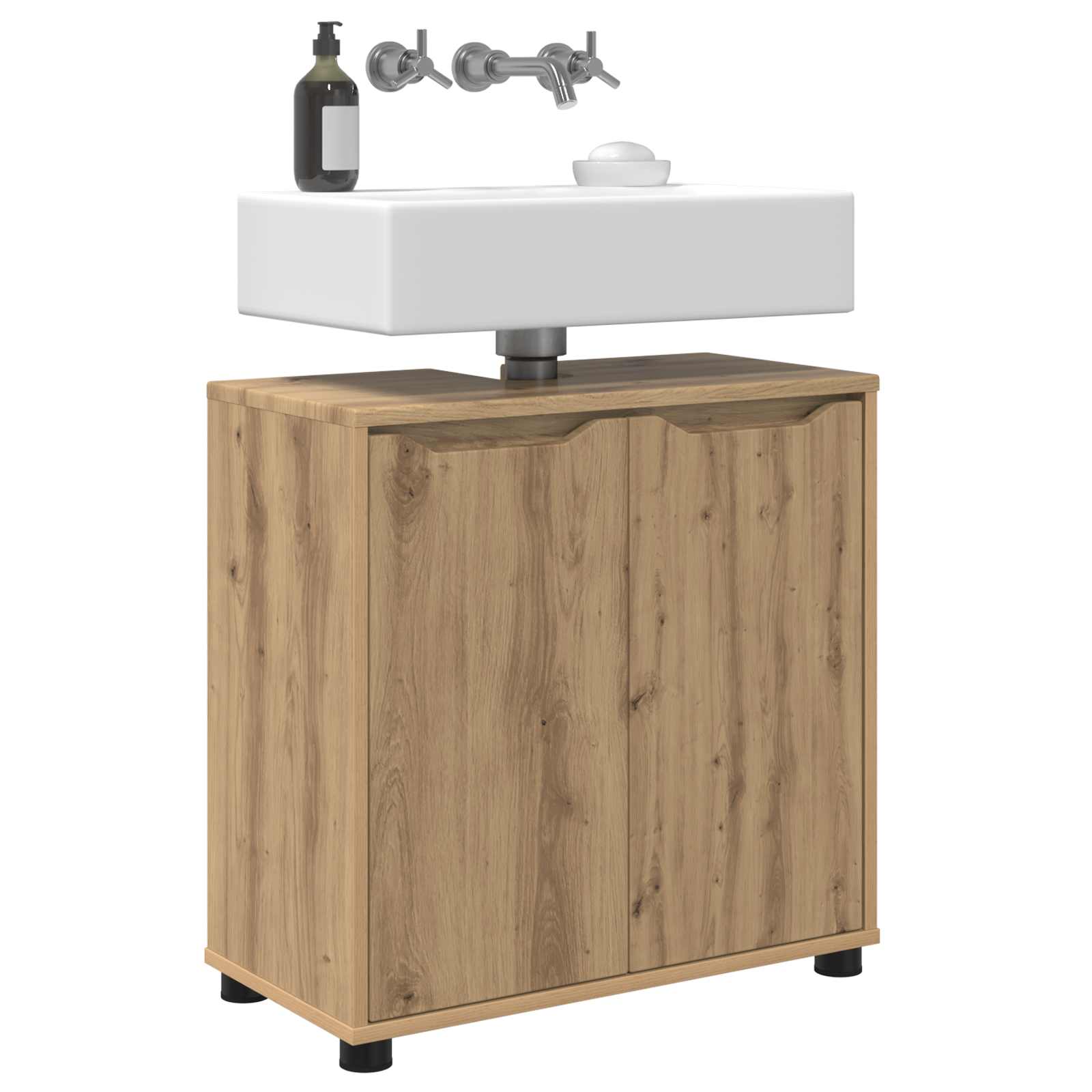 Ντουλάπα νιπτήρα μπάνιου Artisan Oak 60 x 30 x 60 cm - Pakobazaar