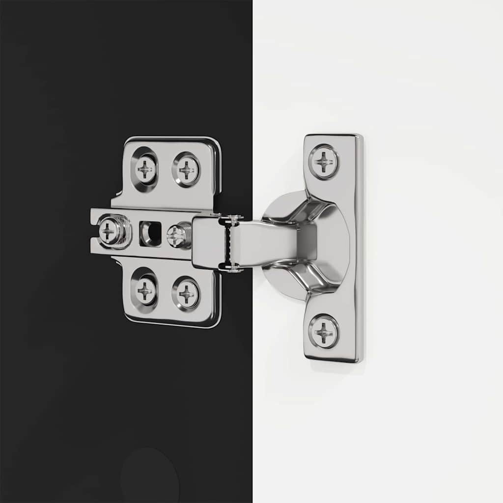 Ντουλάπι Μπάνιου Μαύρο 30,5 x 30 x 195 εκ Επεξεργασμένο ξύλο - Pakobazaar