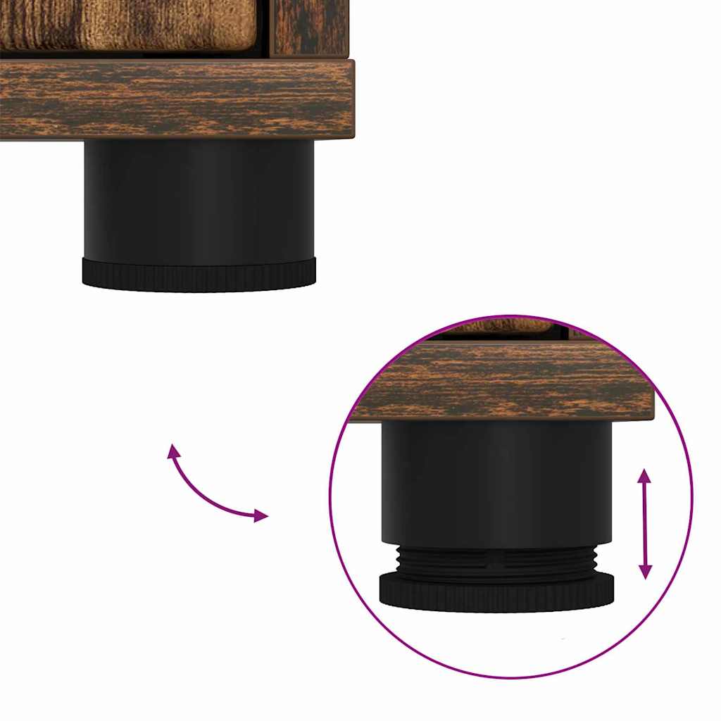 Ντουλάπι Μπάνιου με ράφι Καπνιστό Δρύς 30,5 x 30 x 195 εκ