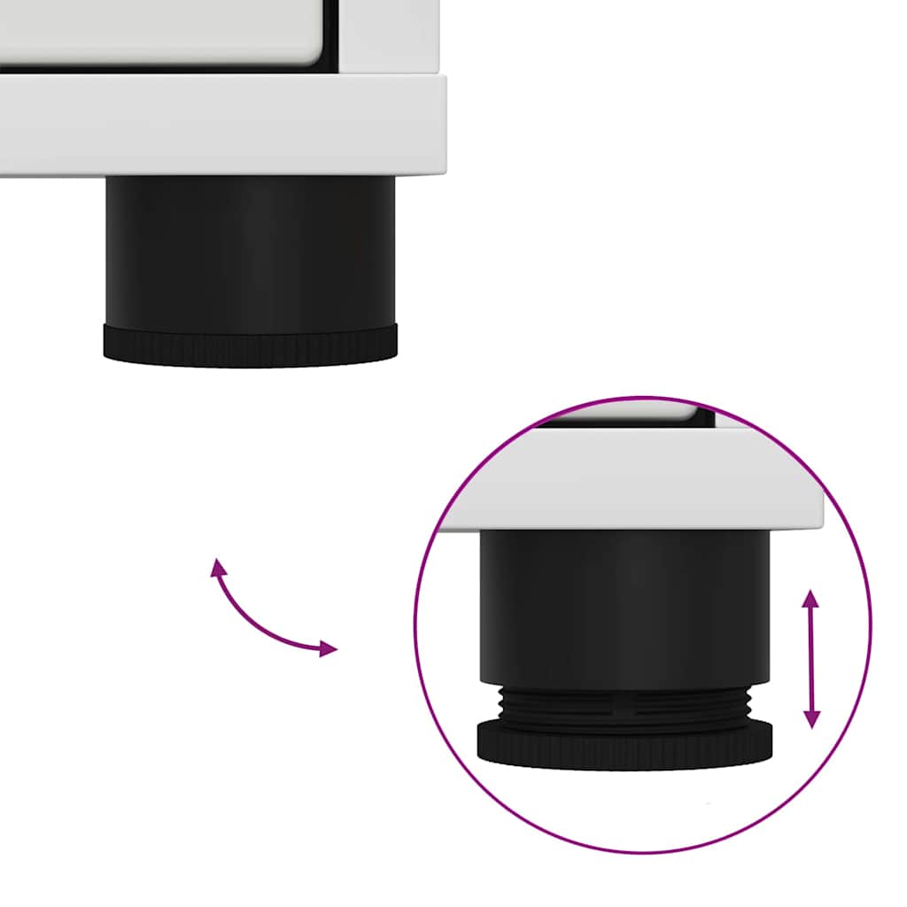 Ντουλάπι Μπάνιου Λευκό 72,5 x 36,5 x 100 εκ Επεξεργασμένο ξύλο - Pakobazaar