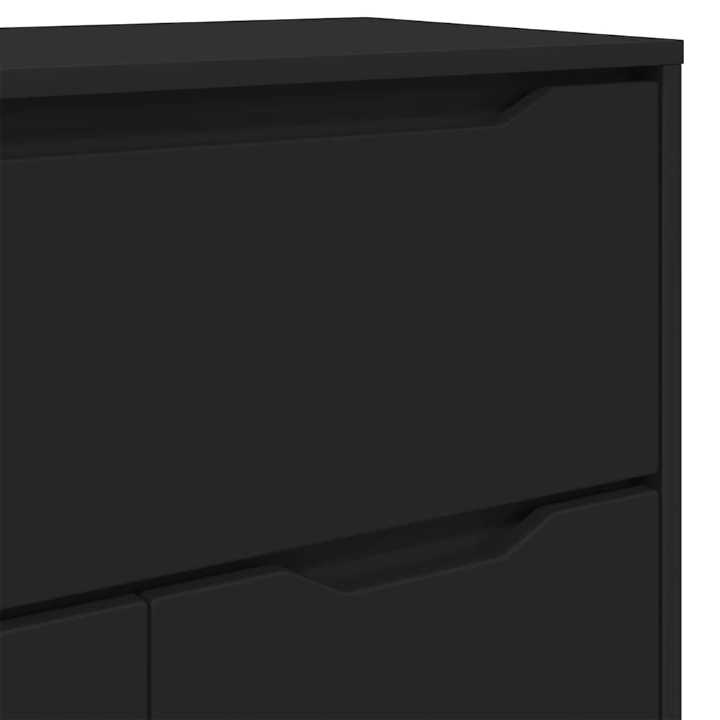 Ντουλάπι Μπάνιου Μαύρο 72,5 x 36,5 x 100 εκ Επεξεργασμένο ξύλο - Pakobazaar