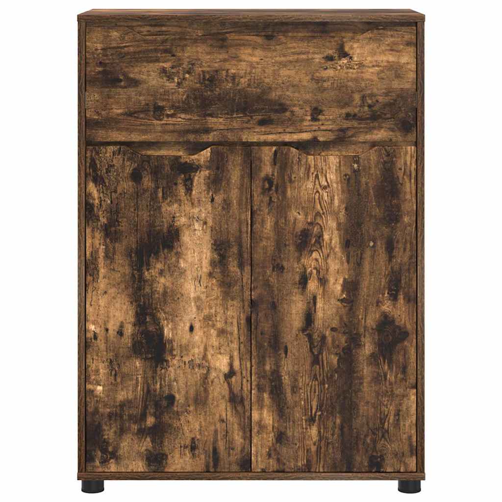 Ντουλάπι Μπάνιου με συρτάρι Καπνιστό Δρύς 72,5 x 36,5 x 100 εκ