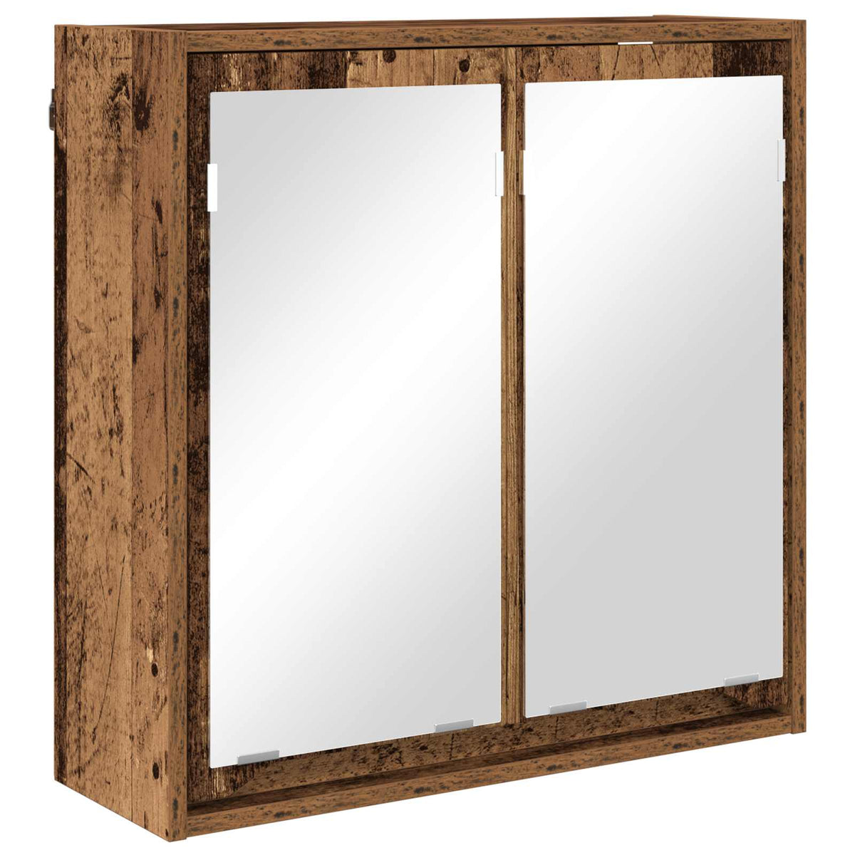 Καθρέφτης Ντουλάπα Μπάνιου Παλιό Ξύλο 60 x 20 x 60 cm - Pakobazaar