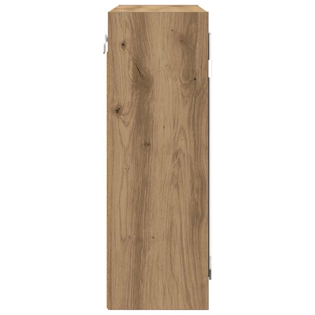 Καθρέφτης Ντουλάπα Μπάνιου με ράφι Artisan Oak 60 x 20 x 60 cm - Pakobazaar