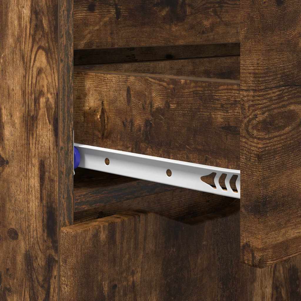 Πλαϊνό γραφείο Καπνιστό Δρύς 100 x 30 x 65,6 Επεξεργασμένο ξύλο