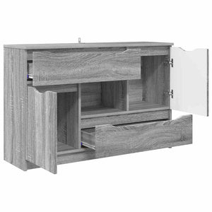 Πλαϊνό γραφείο Γκρίζο Σονομα 100 x 30 x 65,6 Επεξεργασμένο Ξύλο