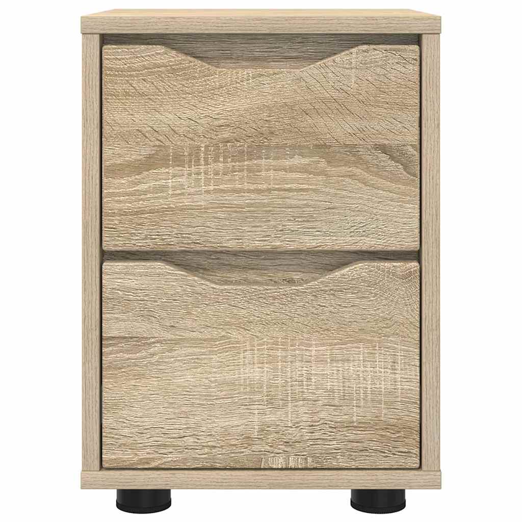 Κομοδίνα 2 pcs Δρύς Sonoma 30,5 x 30 x 43 εκ Επεξεργασμένο ξύλο