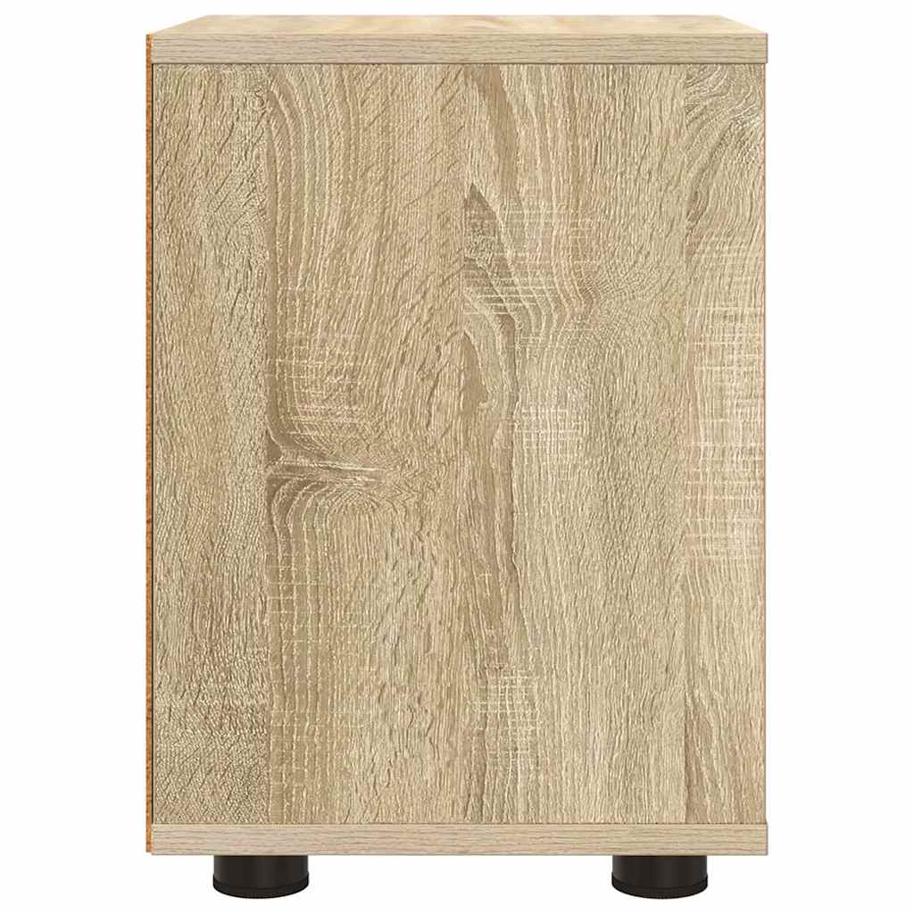 Κομοδίνα 2 pcs Δρύς Sonoma 30,5 x 30 x 43 εκ Επεξεργασμένο ξύλο