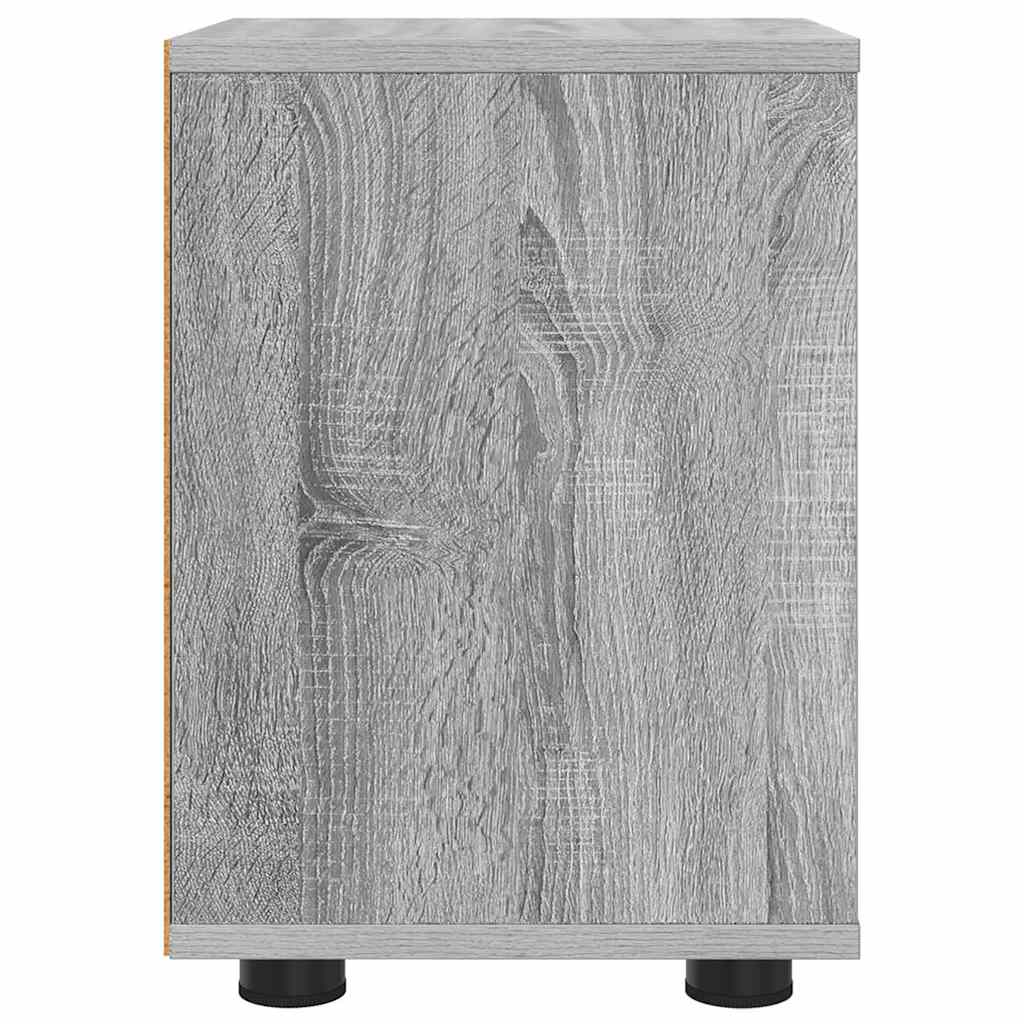 Κομοδίνα με συρτάρι 2 pcs Γκρίζο Σονομα 30,5 x 30 x 43 εκ