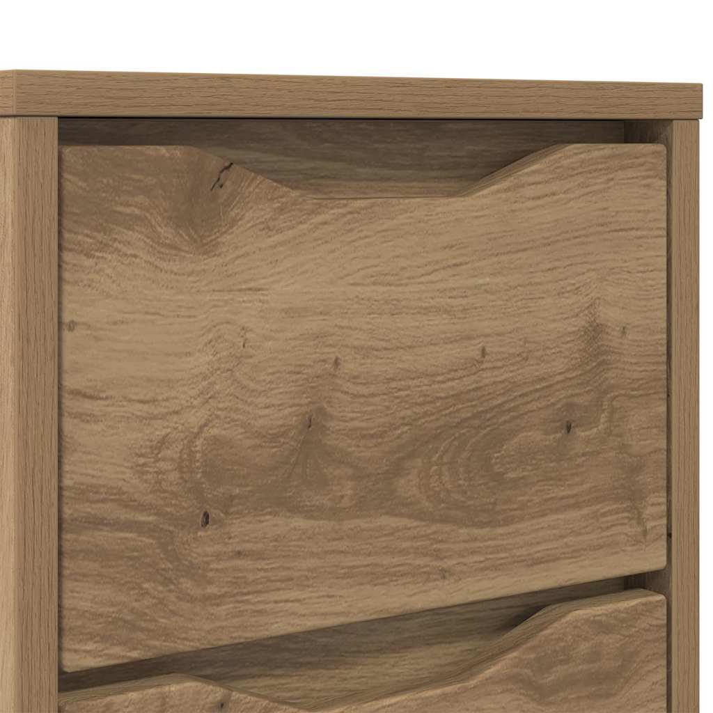 Κομοδίνο Artisan Oak 30,5 x 30 x 43 εκ Επεξεργασμένο ξύλο - Pakobazaar