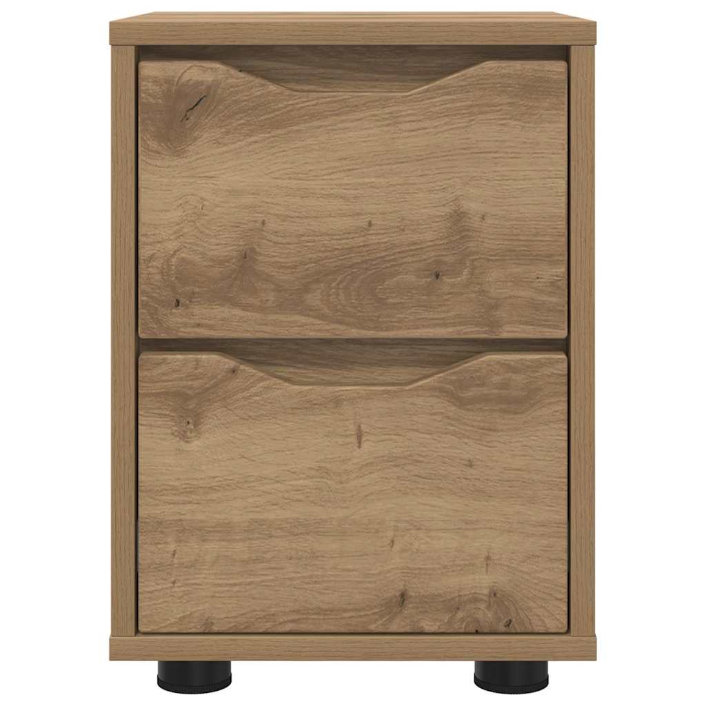 Κομοδίνο Artisan Oak 30,5 x 30 x 43 εκ Επεξεργασμένο ξύλο - Pakobazaar
