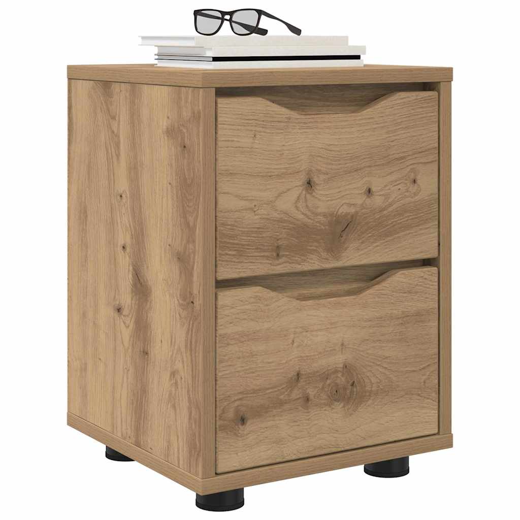 Κομοδίνο Artisan Oak 30,5 x 30 x 43 εκ Επεξεργασμένο ξύλο - Pakobazaar