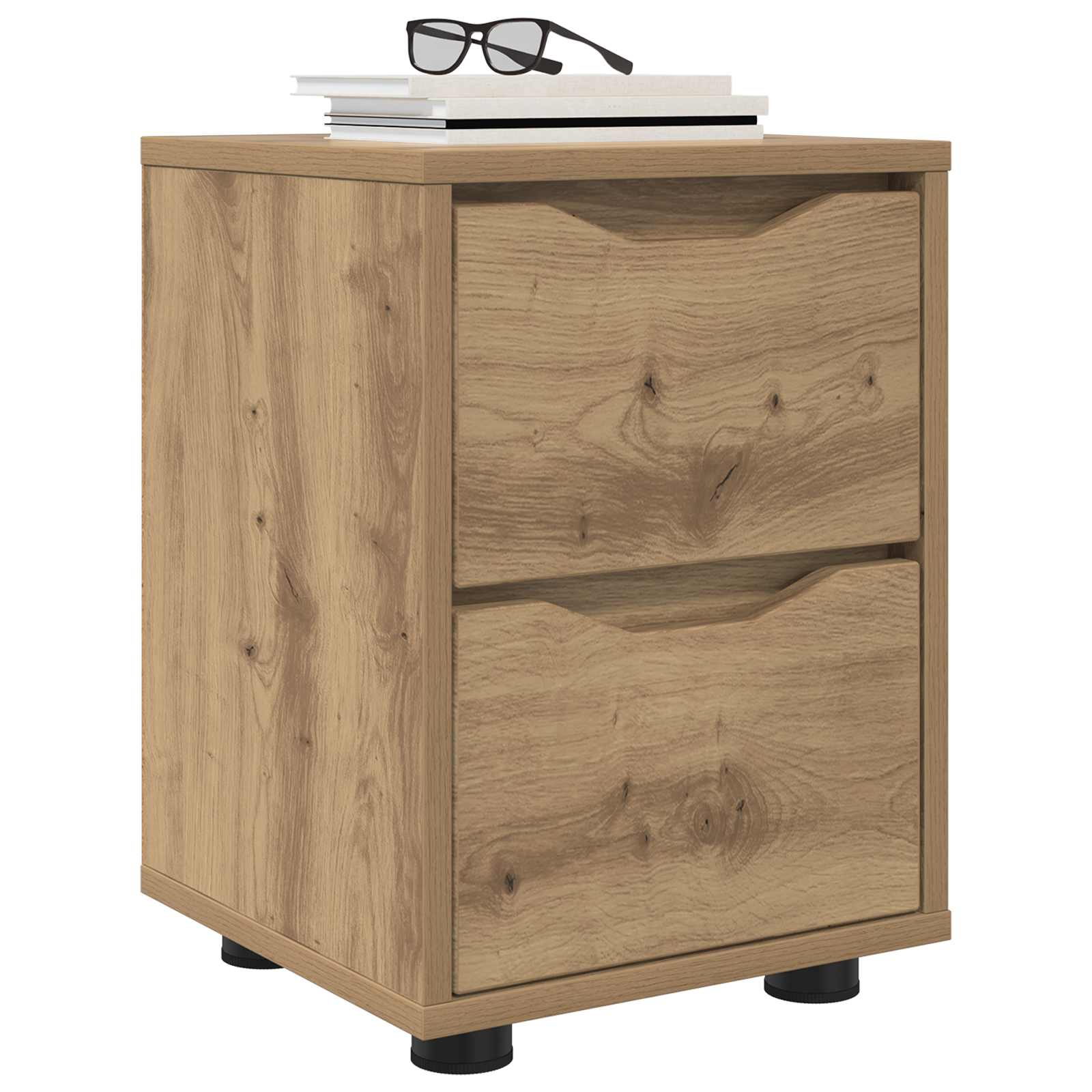Κομοδίνο Artisan Oak 30,5 x 30 x 43 εκ Επεξεργασμένο ξύλο