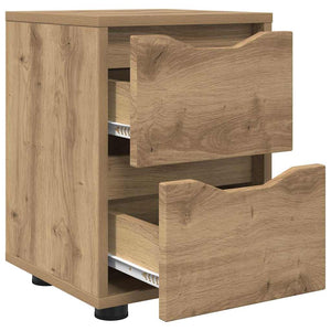 Κομοδίνα 2 pcs Artisan Oak 30,5 x 30 x 43 εκ Επεξεργασμένο ξύλο - Pakobazaar