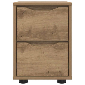 Κομοδίνα 2 pcs Artisan Oak 30,5 x 30 x 43 εκ Επεξεργασμένο ξύλο - Pakobazaar