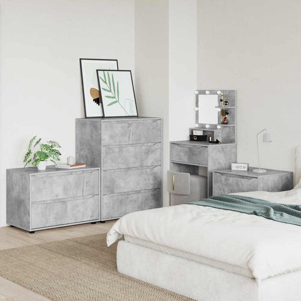 Ντουλάπι αποθήκευσης Σκυρόδεμα Γκρι 80 x 48 x 57 εκ