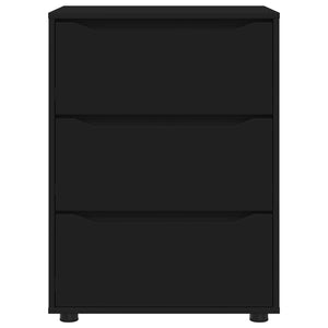 Ντουλάπι αποθήκευσης 60 x 48 x 81 εκ Επεξεργασμένο Ξύλο Μαύρο - Pakobazaar