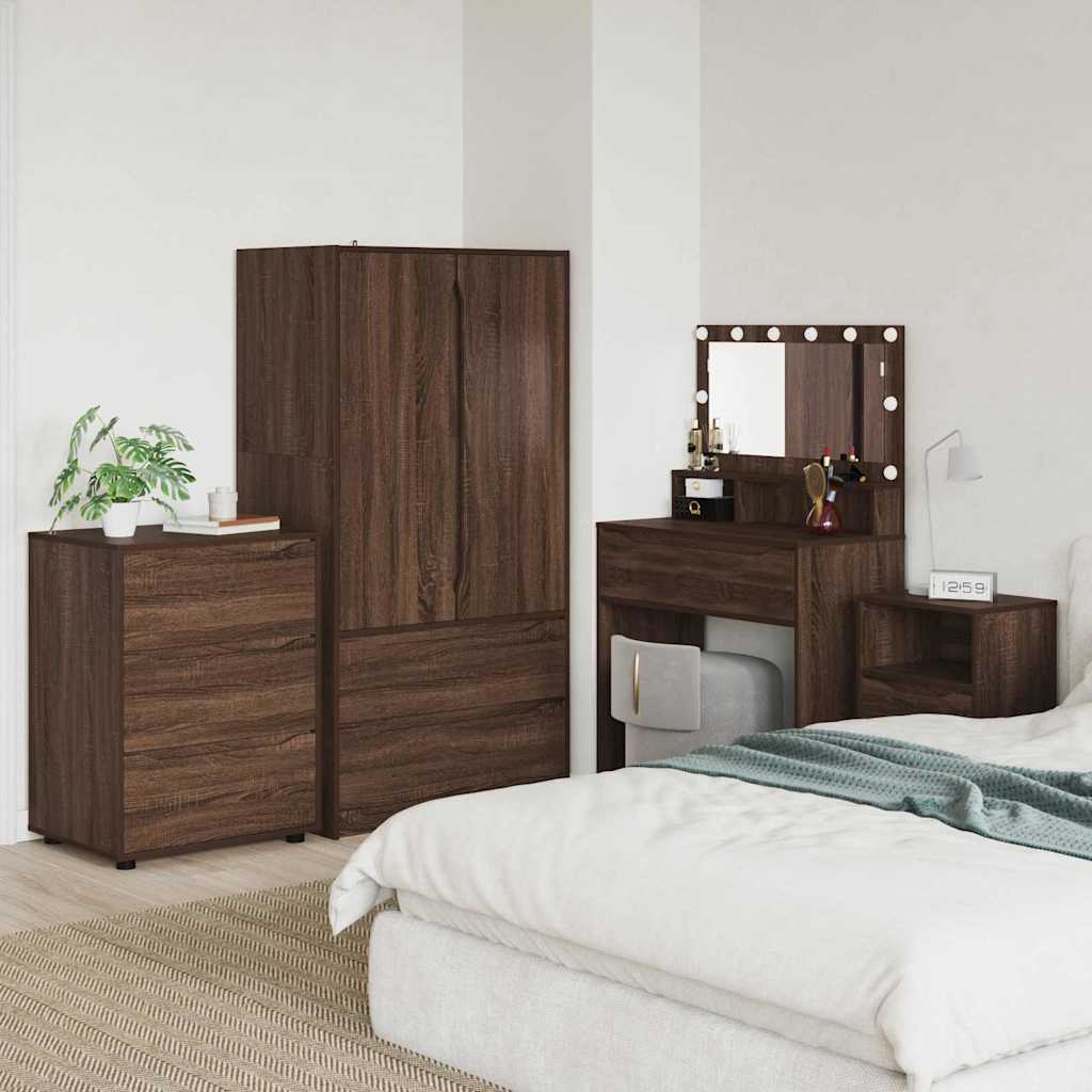 Ντουλάπι αποθήκευσης Καφέ δρυς 60 x 48 x 81 εκ