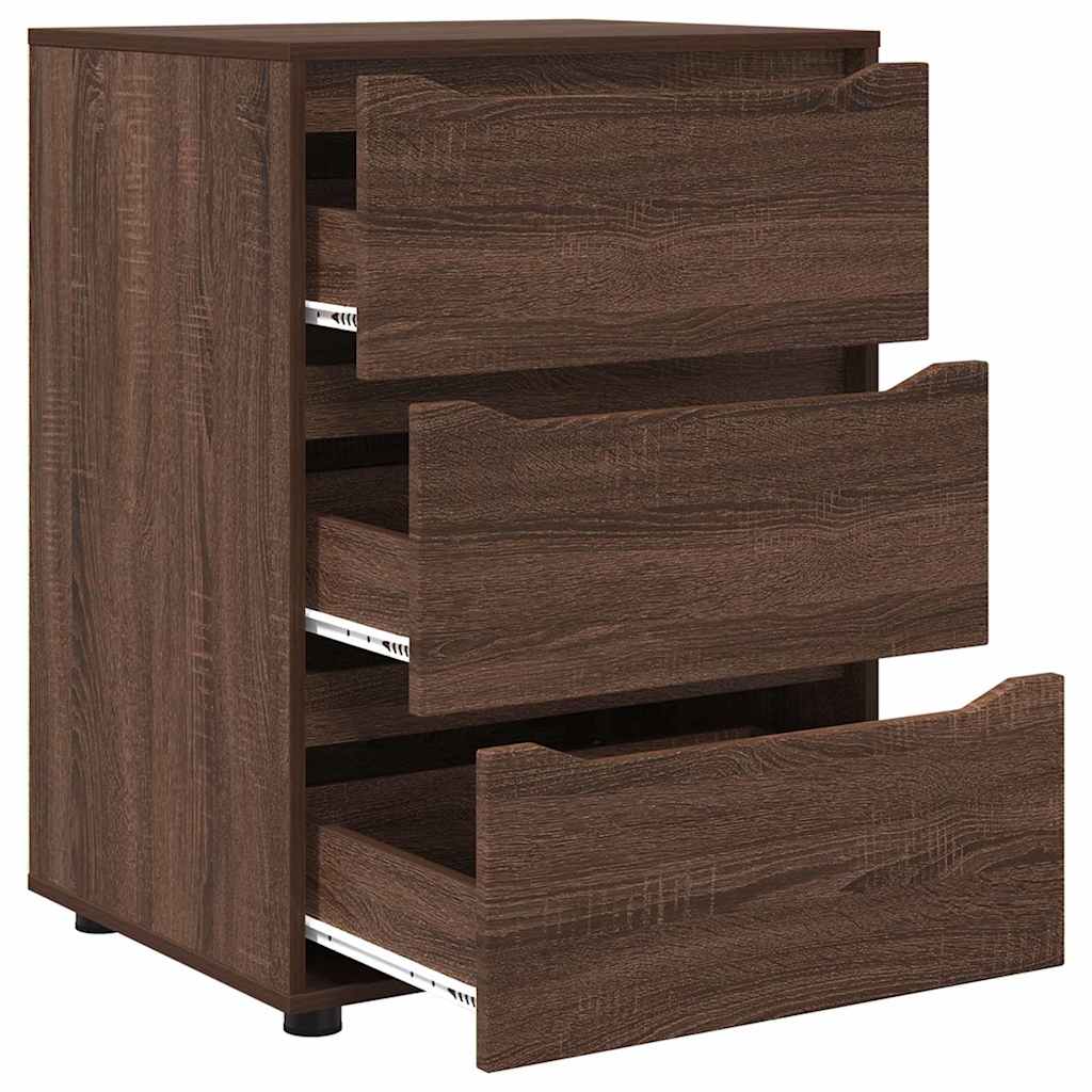 Ντουλάπι αποθήκευσης Καφέ δρυς 60 x 48 x 81 εκ